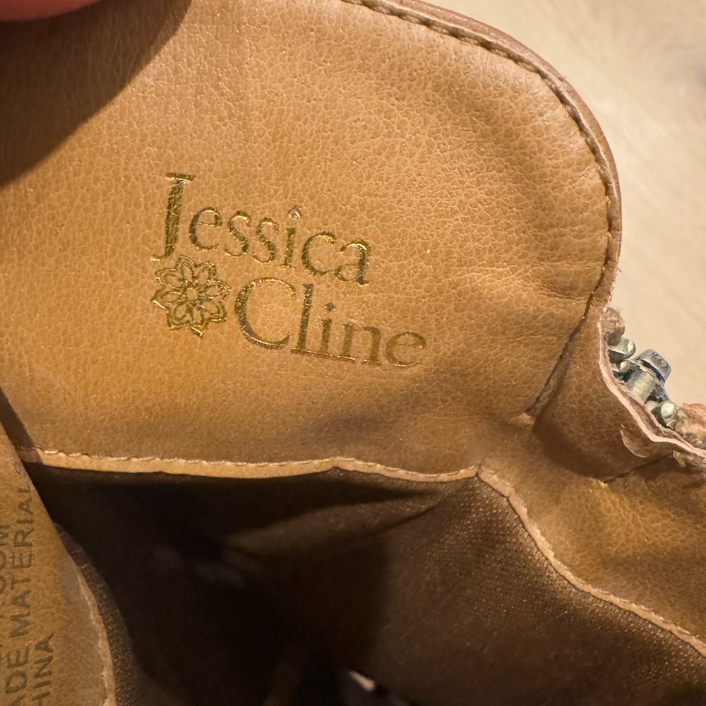 Size 8 Jessica Cline knee high fashion boots - Picture 4 of 6
